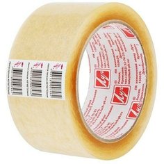 Клейкая лента (скотч) упаковочная Луч (48мм x 66м, 50мкм, прозрачная) (18С 1212-08), 6шт.