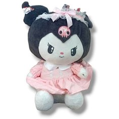 Мягкая игрушка Куроми с ободком и в платьице розовом 30 см китай