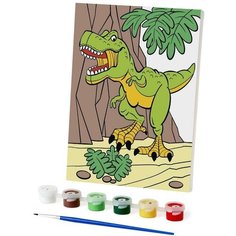 Картина по номерам «Тиранозавр» 21х15 см Школа талантов