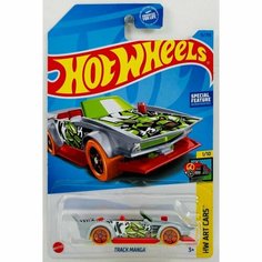 Машинка Hot Wheels коллекционная TRACK MANGA серый; салатовый HKK14