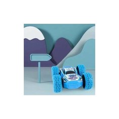 Машинка /Перевертыш 360/ 11*11*4,5см, инерционная голубая, в коробке 11,5*11*5см. ТМ: Shark Toys