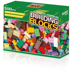 Конструктор детский развивающий для мальчиков и девочек 500 деталей Building Blocks