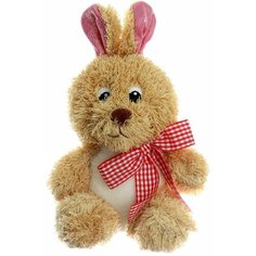 Мягкая игрушка "Кролик", розовые ушки, 17 см, цвета микс Нет бренда