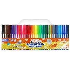 Фломастеры 36 цветов, вентилируемый колпачок, в блистере 1 набор Случай