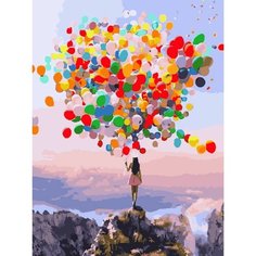 Картина по номерам Разноцветные шары 40х50 см АртТойс