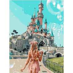 Картина по номерам Сказочный замок Диснея 40х50 см АртТойс