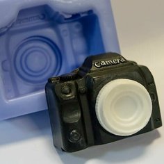 Силиконовая форма для мыла Фотоаппарат, для свечей гипса 1шт 6,5 х 5 х 3 см Нет бренда