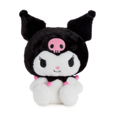 Мягкая игрушка Санрио Куроми с розовым 22 см / Sanrio Kuromi Hello Kitty 22 cm Хохотун