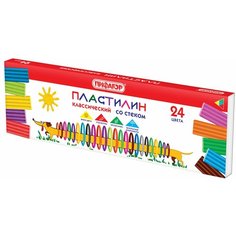 Пластилин пифагор 106676, комплект 5 шт.