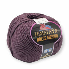 Пряжа HiMALAYA "DOLCE MERİNO" 50% Шерсть мериноса, 50% Микрофибра, 100гр/230м, (59416 Бледно-Фиолетовый) 1 упаковка (10 мотков)