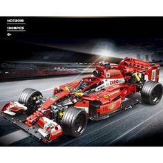 Конструктор T2018 Техник гоночный Болид F1, 1308 деталей Нет бренда