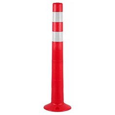 Столбик ограждения сигнальный упругий с 2-мя с/о полосами 750мм ССУ-750 Noname