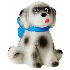 Щенок с бантом Весна игрушка из ПВХ
