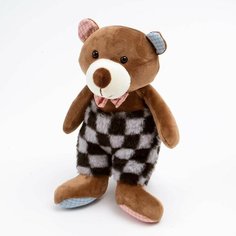 Мягкая игрушка "Медведь", 22,5 см, цвет коричневый Россия