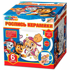 Набор для творчества Кружка для росписи 6 цв. Суперщенки мульти АРТ MUG-MAPP