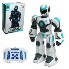Робот "Атакер", радиоуправление, голосовое управление, свет, звук, с аккумулятором Top Market