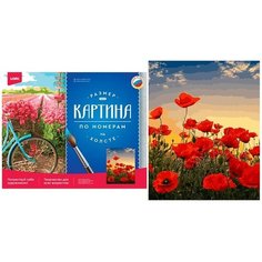 Набор ДТ Картина по номерам "Летнее утро" на подрамнике 40*50 см Рх-100 Lori