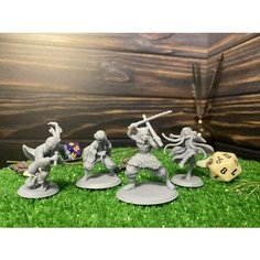 Миниатюры из мультипликационного фильма - фигурки/миниатюры (ДнД, DnD, Dungeon & Dragons, Warhammer) Нет бренда