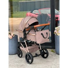 Коляска Универсальная 2в1 Ining baby V7: комфорт и функциональность, хаки
