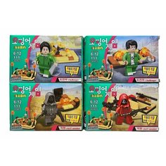 Игра в Кальмара конструктор 4в1. Персонажи. 139 детали. нет