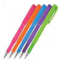 Ручка гелевая Bruno Visconti 0.5 мм, синяя 5 цветов корпуса