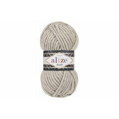 Пряжа Alize Superlana Megafil бежевый (152), 25%шерсть/75%акрил, 55м, 100г, 2шт