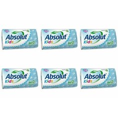 Absolut Мыло кусковое детское Kids Череда, 90 гр, 6 шт