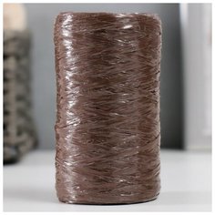 Пряжа для ручного вязания 100% полипропилен 200м/50гр. (09-коричневый) Noname