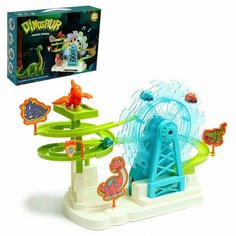 Развивающая игрушка «Горка динозавриков», световые и звуковые эффекты Noname