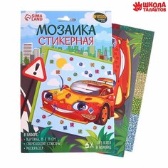 Стикерная мозаика «Крутая тачка» Россия