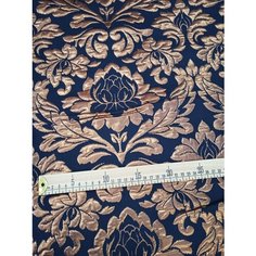 Ткань для шитья и рукоделия Жаккард "Чёрная бронза" , Италия, пл. 325 г/м2, отрез длина 1,00*ширина 1,50м Нет бренда