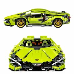 Конструктор Техник Ламборгини SIAN FKP37 / спортивная машина technic / 1229 деталей LB+