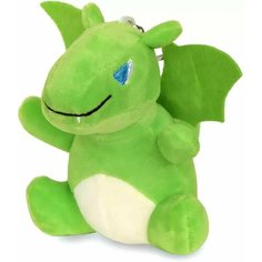 Мягкая игрушка Коробейники - Дракон Девон, зеленый, 15 см, 1 шт