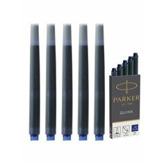 Картриджи чернильные PARKER "Cartridge Quink", комплект 5 шт