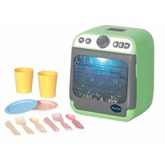Детская посудомоечная машина с холодным паром и набором посуды (LD886) (Цвет: Зеленый) MSN Toys