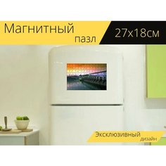 Магнитный пазл "Плотина, форт лоудон, теннесси" на холодильник 27 x 18 см. Lots Prints
