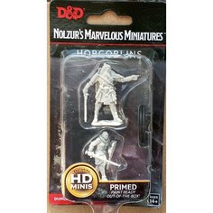Хобгоблин Воин Hobgoblin. Набор из 2 грунтованных фигурок для настольных игр WizKids. ДнД / Dungeons & Dragons