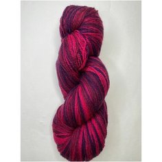 Пряжа для вязания шерсть 8/2 Pink-Lila 225-235 г. Нет бренда