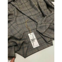 Ткань Костюмно-плательная смесовая шерсть с эластаном, 1 м. Noname