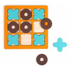 Головоломка "Крестики нолики", Оранжевый Shantou Gepai 962103 Наша Игрушка