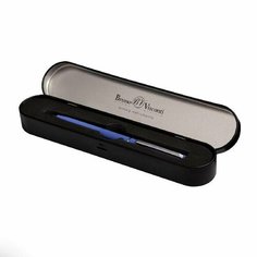 Учка "PALERMO" В металлическом футляре 0,7 ММ, синяя (фиолетовый корпус, футляр черный) Bruno Visconti