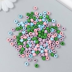 Бусины для творчества дерево "Шарики. Лето" набор 20 гр d=0,6 см Арт Узор