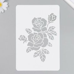 Трафарет "Розы" 16х24 см Noname