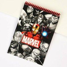 MARVEL Блокнот на гребне, А5, 40 листов, Мстители