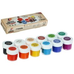 Гуашь 12 цветов х 20 мл "Школа творчества" Луч