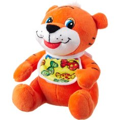 Мягкая игрушка Сима-ленд Тигрёнок, 16 см, оранжевый