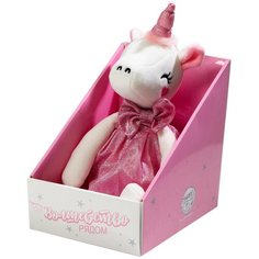 Мягкая игрушка Milo toys Волшебство рядом, единорожка, 38 см, белый/розовый