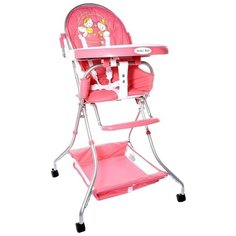 Стульчик для кормления Jekky Kids Comfort, розовый