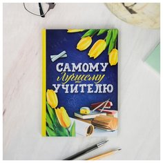 Ежедневник в подарочной коробке "Самому лучшему учителю", 80 листов Art Fox