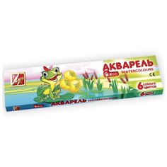 Акварель Луч Зоо 6 цв. с кистью